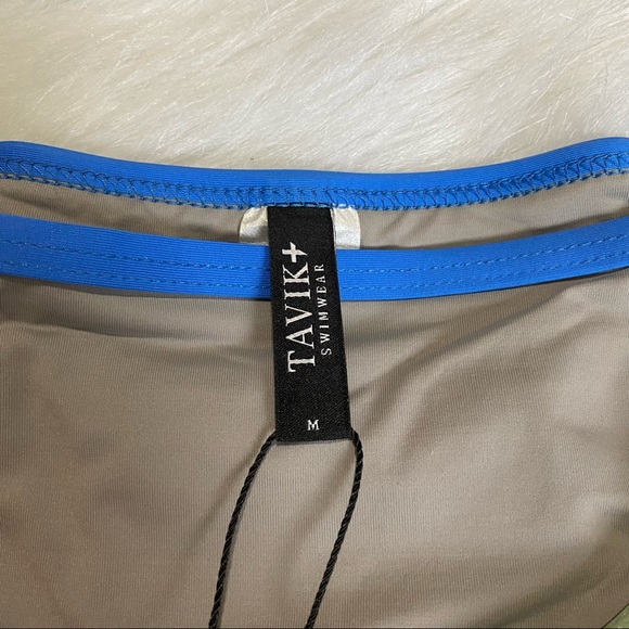 Tavik Jayden Moderate Swim Bottom Color Block Sand Size Medium Full Coverage - Picture 2 of 6